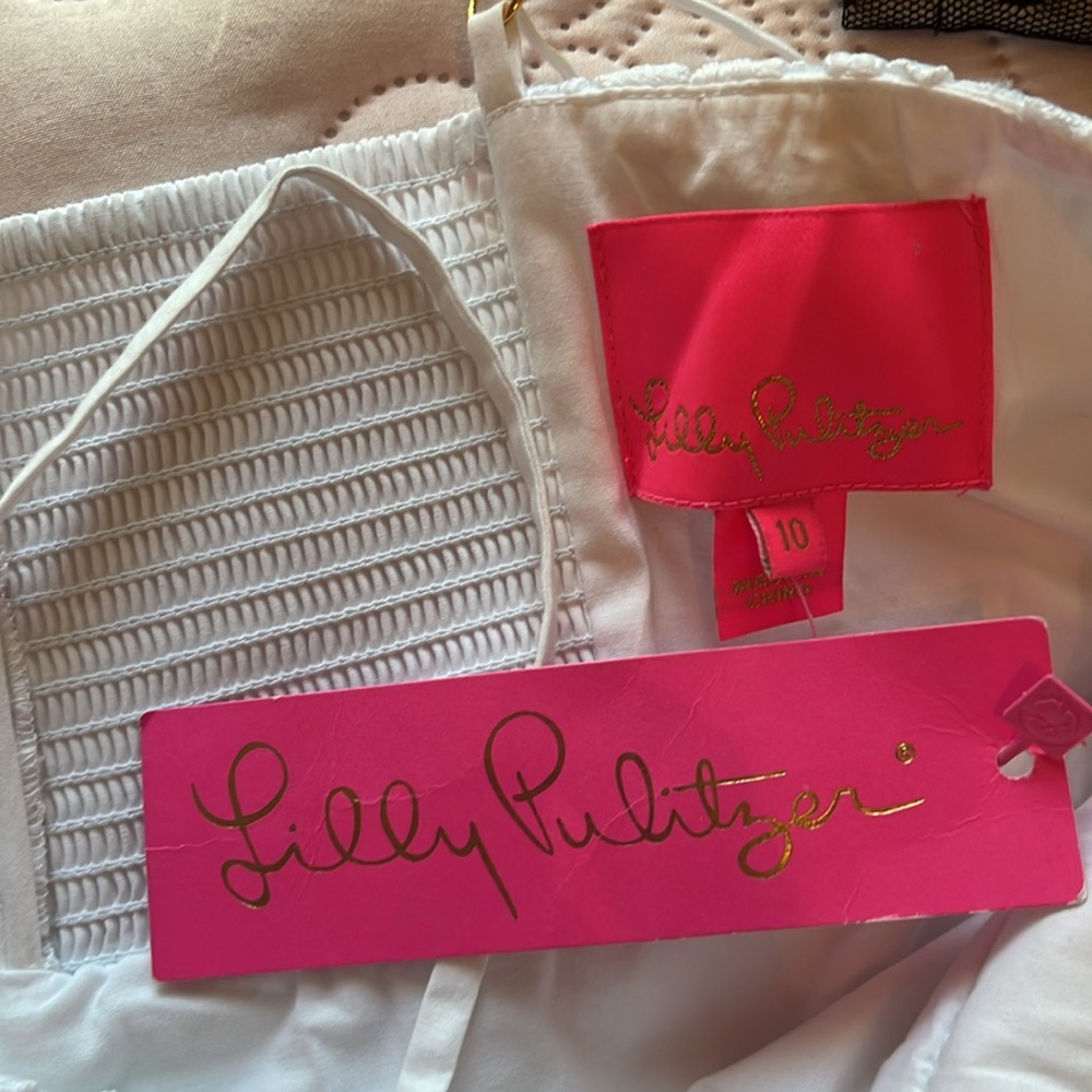 NWT Lilly Pulitzer Gillian Lace Maxi Butterfly Slip Dress - Picture 13 of 16